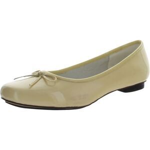 Daniel Engel Ellen Beige Patent Womens flats-shoes 37 NEW